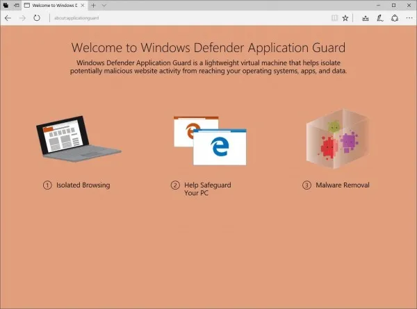 Win 10最新测试版内建Windows Defender应用程序防护功能