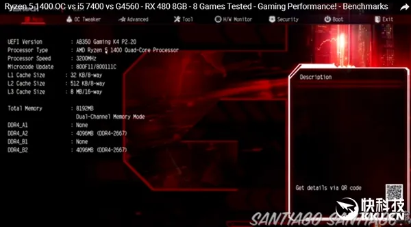 1299元AMD Ryzen 5 1400抢先测试：对比7代i5/奔腾