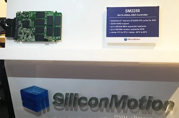 Silicon Motion发布面向3D TLC闪存颗粒的SM2258主控