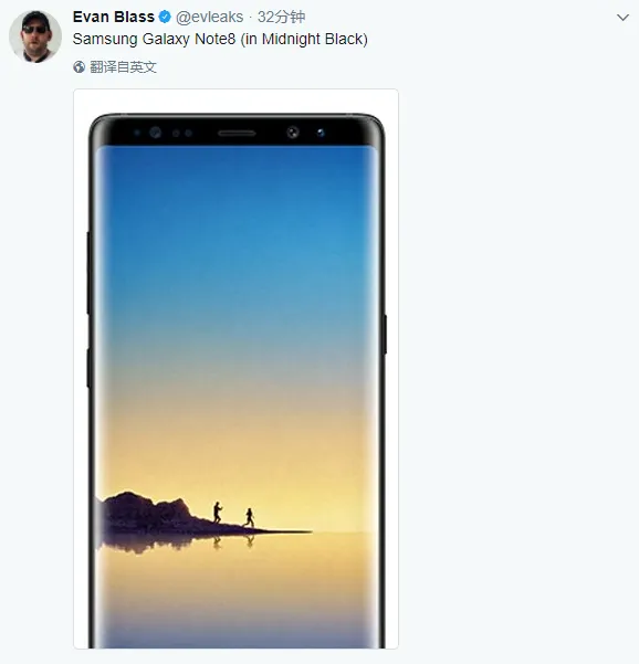 Galaxy Note 8定妆照曝光！钦定第一机皇