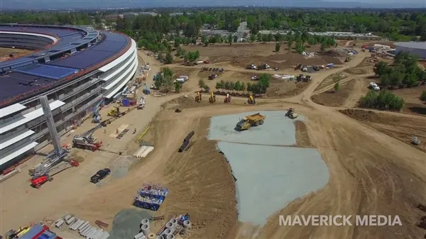 4K航拍！苹果“飞碟”总部Apple Park：乔布斯遗作