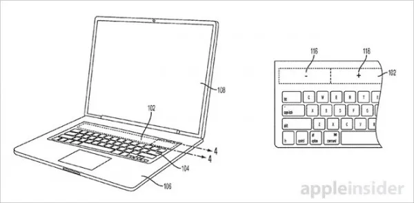 专利显示苹果有可能将苹果电子墨水Touch Bar用于外设和iPad