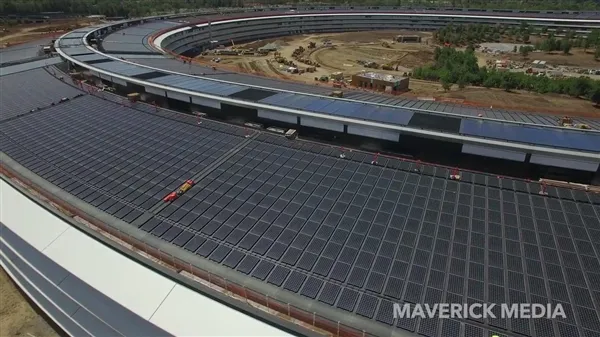 4K航拍！苹果“飞碟”总部Apple Park：乔布斯遗作