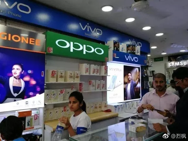 OPPO、vivo线下有多牛？印度街道全部沦陷