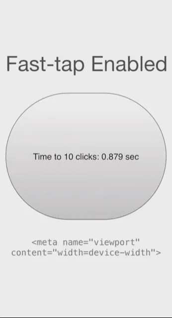 WebKit推出Fast-tap：iOS版Safari点击响应速度提升6倍