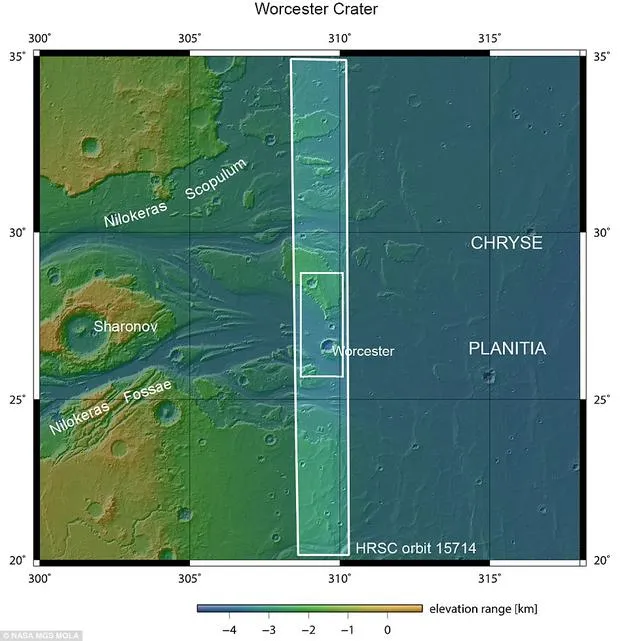 欧空局图片揭示火星洪水遗迹：绵延3000公里