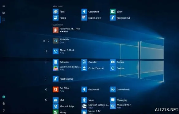 windows10迎來了新的升級新界面酷似win8的一些設計方式