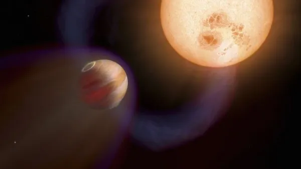 一颗超大的热木星正从离我们不远处“飘过”