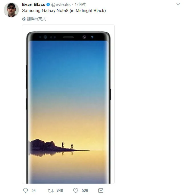 三星Note8渲染图曝光：熟悉的配方，熟悉的味道