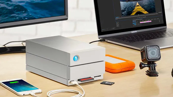 Lacie推2big Dock Thunderbolt 3磁盘矩阵，最高有20TB可选