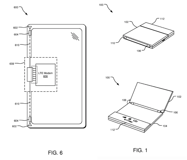 折叠屏设计、运行exe！微软Surface Phone纸面现身