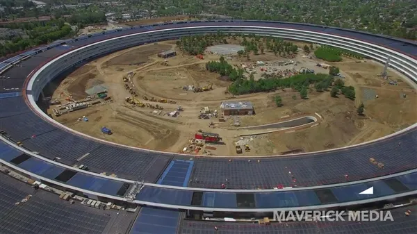 4K航拍！苹果“飞碟”总部Apple Park：乔布斯遗作