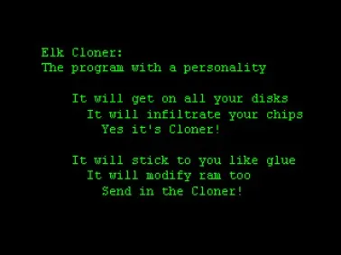 Apple II在35年前迎来了首款计算机病毒：它的名字是“Elk Cloner”