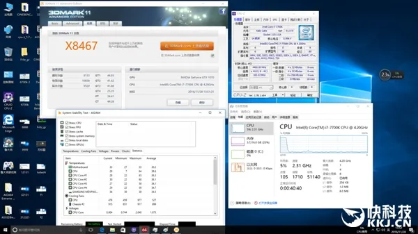 Intel i7-7700K国内首测：微弱提升爱不起来