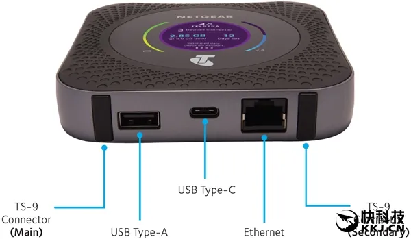 网件首发千兆便携路由器：支持LTE Cat.16