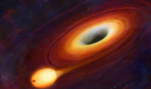 超大质量黑洞快速穿越星系：吞噬轨道上所有物质