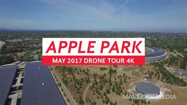 4K航拍！苹果“飞碟”总部Apple Park：乔布斯遗作