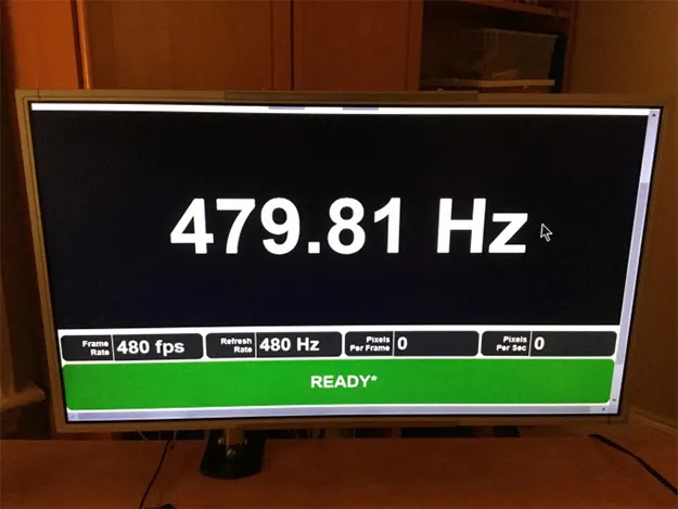 刷新率的异端之作，Vizio展示480Hz刷新率电视