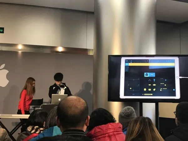 音乐才子宫阁在王府井Apple Store举办活动