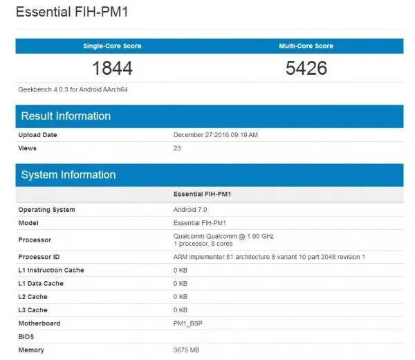 [图表]骁龙835 GeekBench跑分曝光