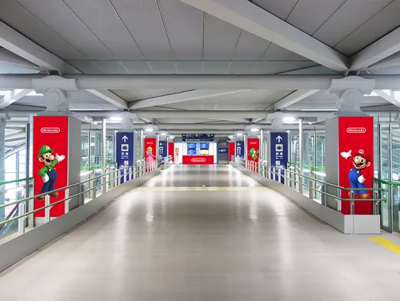 任天堂如何在机场做广告？直接造了个Switch试玩区