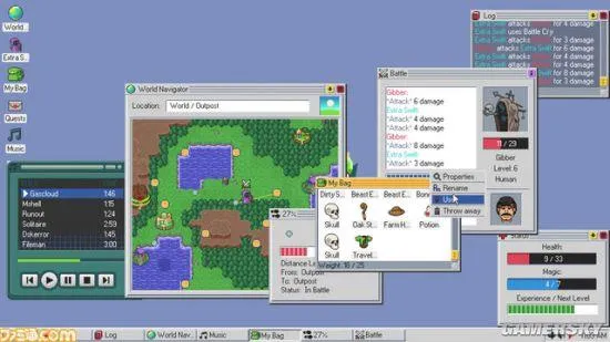 仿Win95风RPG游戏《王道》发售：在OS中拯救世界