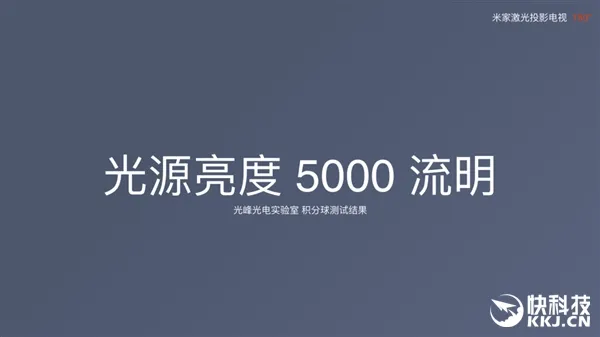 9999元！米家激光投影电视发布：150英寸/媲美影院