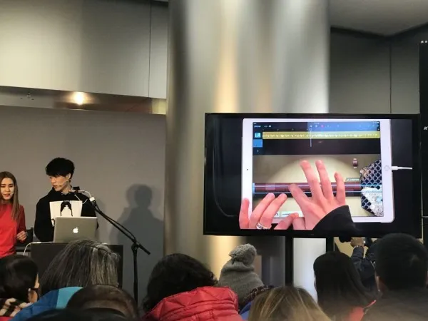 音乐才子宫阁在王府井Apple Store举办活动