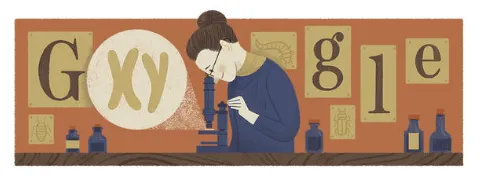 Google Doodle纪念性染色体发现者Nettie Stevens诞辰155周年