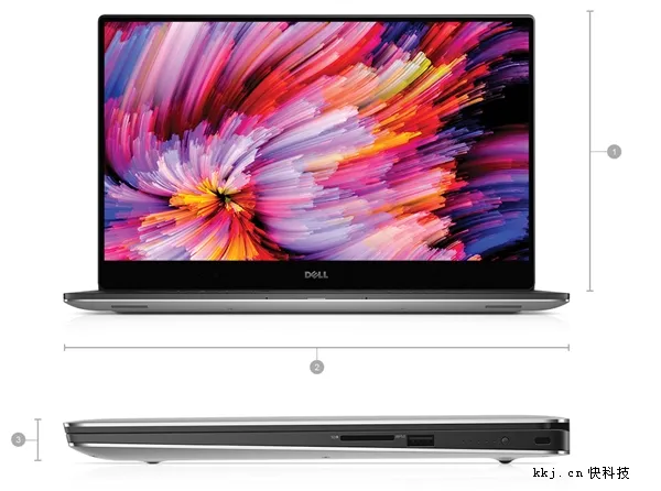 最帅窄边笔记本XPS 15首发GTX 1050：性能超桌面