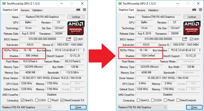 AMD RX 460也能开核，完整版的Polaris 11核心面世