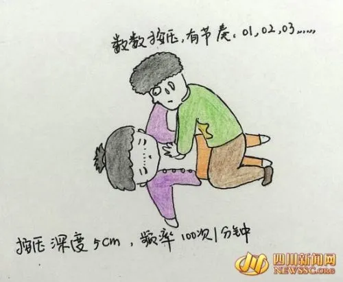 自贡女医生手绘Q版漫画 科普急救知识成“网红”