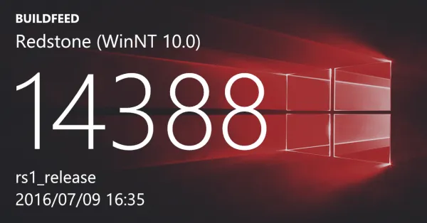 Windows 10 Build 14388有望近期发布