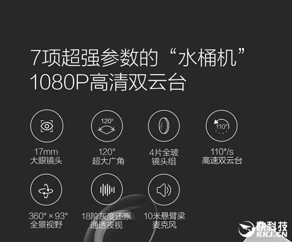 明天发！小米众筹“水桶机”来了：1080p双云台