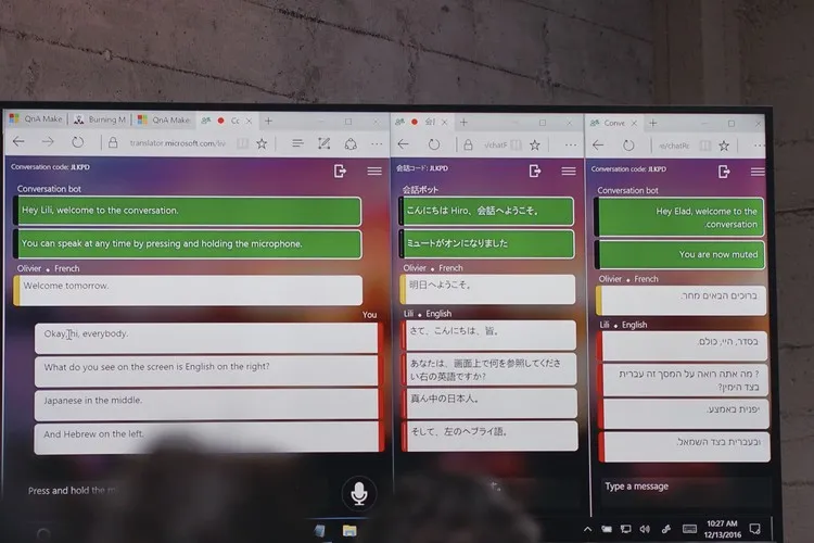 微软把多语言翻译变的像“面对面建群”一样简单