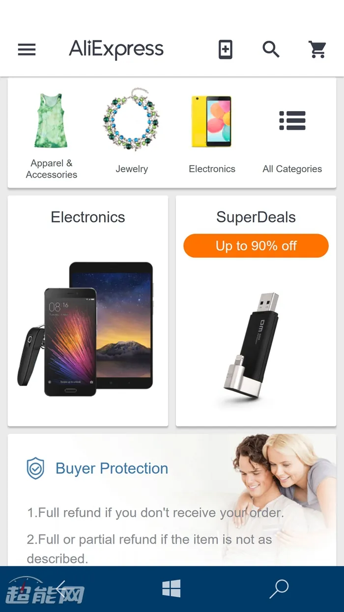 虽然阿里巴巴不太待见WP用户，却发布了英文版的淘宝Win10 UWP