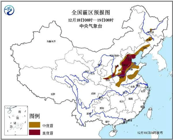 中国霾区达75万平方公里 明起范围扩大