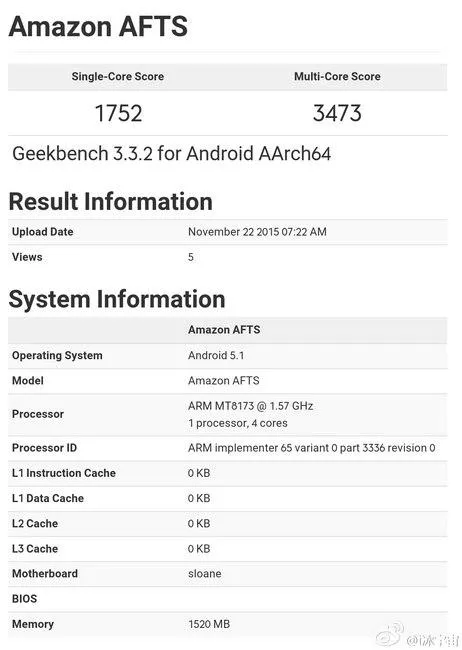 联发科MT8173跑分曝光 单线程跑分虐三星华为