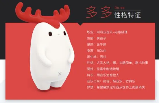 网易云音乐吉祥物正式发布 治愈鹿和傲娇鹿