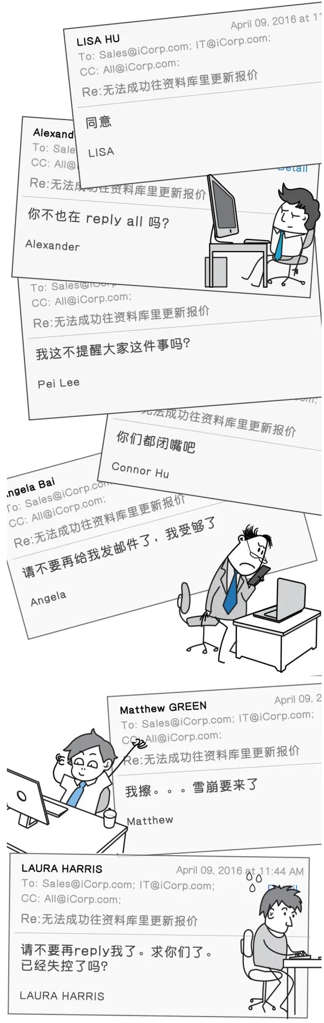 《神秘的程序员们》漫画44： 一封邮件引发的血案