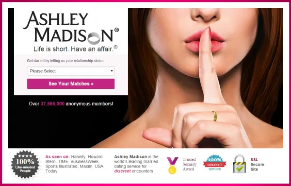 Ashley Madison向美国监管机构支付160万美元 结束对信息泄露的调查