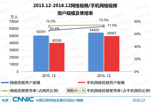 CNNIC分析师：视频网站自制剧风生水起 视频消费全民化