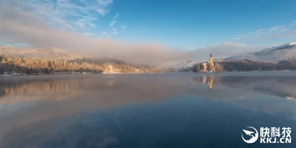 美得无法呼吸！冬日童话般的湖景