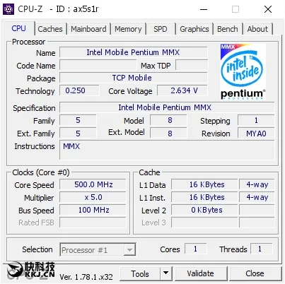仍记否？21年前老奔腾MMX上机：500MHz刷新超频纪录