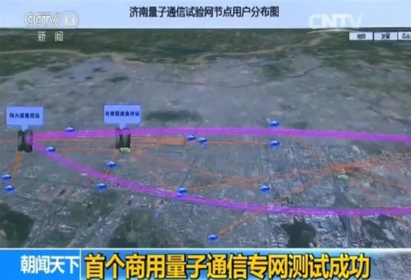 100%无法破解 中国第一个商用量子通信专网测试成功