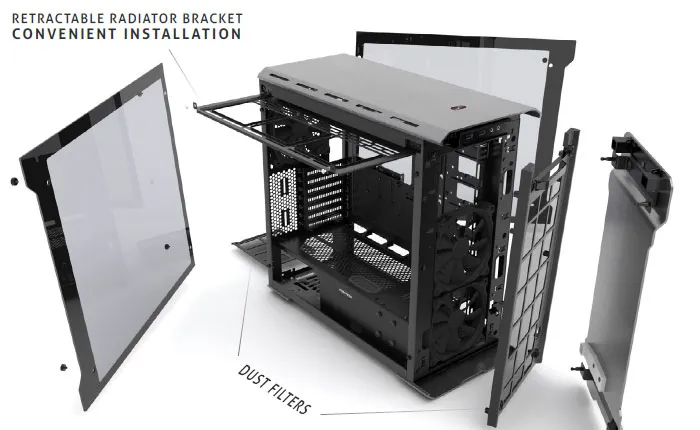 为信仰升级，追风者Enthoo EVOLV ATX迎来钢化玻璃双侧透 