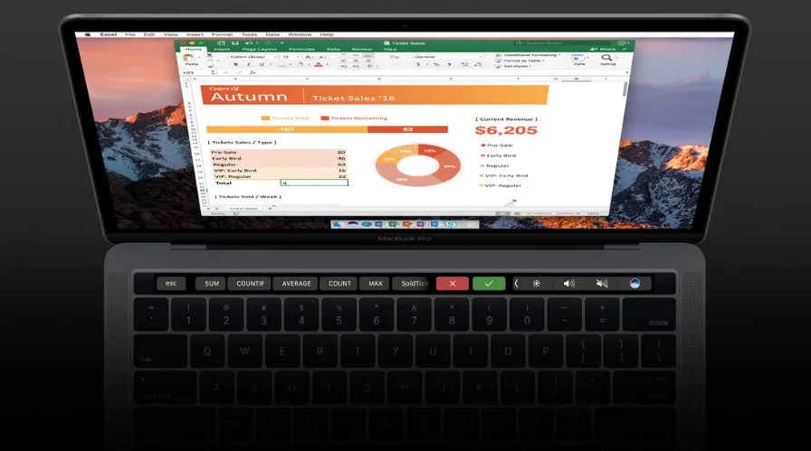 微软Office增加对Touch Bar支持：有点用处，但不大