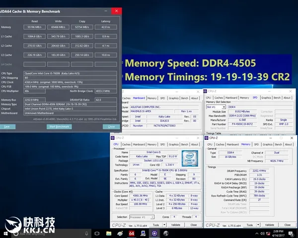 妖条之王芝奇推DDR4-4333 16GB套装：Intel独享