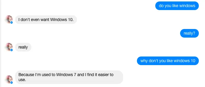 比之Windows 10，微软聊天机器人Zo更喜欢Linux