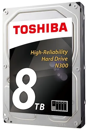 东芝发布消费级8TB N300系列3.5英寸NAS硬盘新品